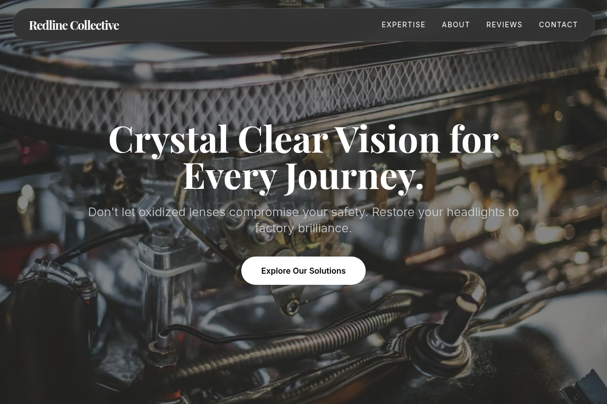 Headlight Restore Auto Parts